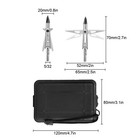 12pcs Archery Broadheads 2  Dia Expandable Hunting Arrowheads 2 Blade 100 Grain