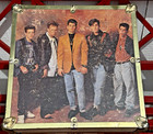 Vintage 1990 New Kids On The Block Wooden Storage Trunk Cube Chest Box Nkotb
