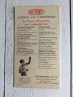 Vintage Dupont Oil Stain Pamphlet