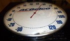 Vintage Collectible Ac Delco 12  Wide Working Thermometer Nice Orig  Cond  L  k 