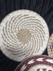 Wicker Rattan Basket Wall Hanging Set Of 3 Excellent Condition