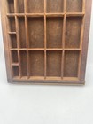 Vintage Wood Printers Drawer Letterpress Tray Shadowbox Trinket Shelf 17   x11   
