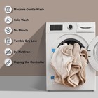 Queen Size Electric Blanket With Dual Control  10 Heat Levels  Machine Washable