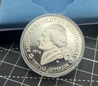 1976 Bicentennial  1oz Asw Sterling Silver Medal Coin Proof - Thomas Jefferson