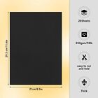 28 Sheets Black Cardstock Paper 8 2    X 11 6     80lb 230gsm Card Stock Heavy Pa   