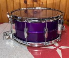 Purple Ludwig Supersensitive 6 5 X 14 Snare Drum W  Cob Rims   Puresound Wires 
