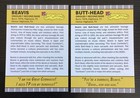 Beavis And Butt-head Trading Cards - Ff On Bat Knob