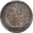 1839 H10c Seated Liberty Half Dime  Pcgs Au-58  Cac