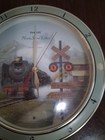 1994 Panclox Train Quartz Clock Hourly-railroad Train  Collectable Wall Clock