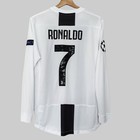 Ronaldo  7 Juventus Fc 2018-19 Home Soccer Long Sleeve Jersey Men   s