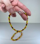 Chocolate Peanutbutter Candy Bracelet Pair - Glass Beaded Bracelet anklet Set