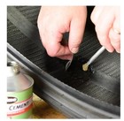 Rubber Cement Tire Repair Glue Brush Applicator Use With Plug_ 8 Oz