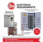 Rheem Performance 18 Kw 3 51 Gpm 240-volt Self-modulating Electric Water Heater