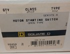 Square D 55458 Motor Starting Switch Open Type Class 2510 Type Ko2 Series A