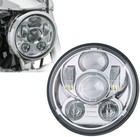 Harley Davidson 5 3 4  Led Chrome Headlight Daymaker For Dyna Sportster Bob 883