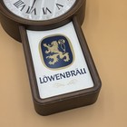 Lowenbrau Vintage Beer Sign Advertising Bar Clock 1984 Works Liquor
