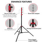 Flashpoint Pro Air-cushioned Heavy-duty Light Stand  red  13    fp-s-13-rd-v2
