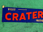 Antique Crater Lake National Park  Oregon Bumper Sticker Souvenir