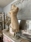 Antique Silk Corset Display Mannequin Warners Tabletop Extra Tall