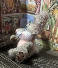 Mini Needle Felted Bunny Rabbit With Pink Shirt