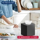 Tissue Box Cover  Square Modern Facial Acrylic Tissue Holder Napkin Dispenser Ac
