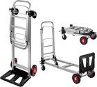 Aluminum Hand Truck 2 In 1 Folding Dolly Cart 450 Lbs Capacity Heavy Duty