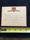 Vintage Unused 1920s Thanksgiving Greeting Card Stock Cardboard One Sided Turkey