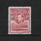 Basutoland 1938 1d  tower Flaw  Sg19a Fine Used Cat  275
