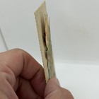 Antique Victorian Die-cut Scrap Card Yellow Rose With Swallow    souvenir    Motto