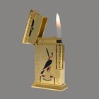 2025 Gold Pharaoh Lighter Limited Edition Butane Refillable Soft Flame Men Gift