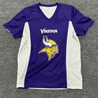 Augusta Sportswear Jersey Youth Large Purple Nfl Flag Minnesota Vikings Mesh Top