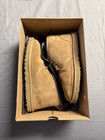 Ugg Men   s Brown Suede Chukka Ankle Boots Lace-up Sheepskin Lined Us 10