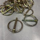 Lynch Pins- 3 16  X 1 1 4 - Zinc Yellow Plated Carbon Steel- Lot Of 25