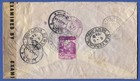 Peru 1944 Registered Airmail Censored Cover La Oroya To New York