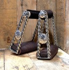 Charro Cafe Stirrups Estribos Torcidos Acero Inoxidable