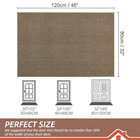  Dirt Trapper Door Mat 32  X 48   Non-slip Washable Doormats Entrance Mat  