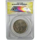 1925 Stone Mountain Memorial Ddr Silver 50c Ms 63 Anacs Sku i28011