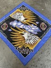 Vintage Harley Davidson Scarf Bandana Handkerchief Eagle Emblem Righteous Rider