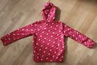 Adidas Youth 9-10 Aop All Over Print Logo Hooded Windbreaker Jacket