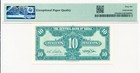 Central Bank Of China China 1 Chiao 10 Cents 1940  Pmg  66epq