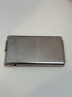 Euc Silver-tone Hollywood Cigarette Case lighter Combo    a   