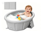 Baby Bathtub For Newborn To Toddlers 1-6 Y  Foldable Infants Babies Bath Tub Wit