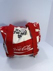 Vtg 1972 Coca-cola Canvas Backpack Bag Advertising Logo  it s The Real Thing   