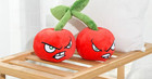 Plants Vs Zombies Cherry Bomb Plush 30cm   Pvz Soft Stuffed Toy Cute Red Plant
