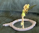 Disney Tinker Bell Standing On A Mirror Figurine Original Box