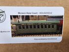 Monson Rr Coach Resin Kit - A Maine Narrow Gauge Railroad Hon30 hon2 W  Truck