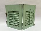 Vintage Folding Wood Louver Plantation Window Shutter Interior Panel Cottagecore
