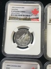1999  Canadian Sports Firsts Ser   4 X   50 Coin Proof   Ngc  pf 69-70   Box 15
