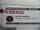Qty 5  Fp-17hps-cs Unitex 17  Hi Pro Stripping Floor Pad With 3  Center