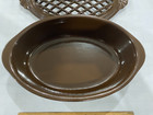Vintage 1985 Vermont Castings Brown Oval Wood Stove Steamer Used